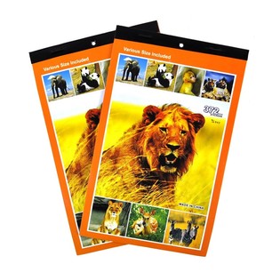 Libritos de Pegatinas Animales Salvajes (12 uds.) - LIQUIDACI&Oacute;N (&iexcl;No pegan bien!)