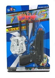 Set de Polic&iacute;a de Juguete en Bl&iacute;ster (10 uds.)