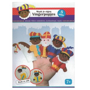 CREA TUS PROPIOS T&Iacute;TERES DE DEDO DE SAN NICOL&Aacute;S (6 sets)