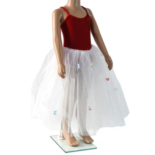 VESTIDO ROJO/BLANCO PARA NIÑOS - TALLA 6