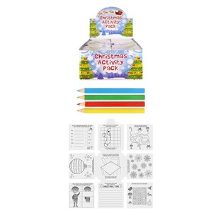 PACK DE ACTIVIDADES NAVIDE&Ntilde;AS PARA NI&Ntilde;OS &ndash; COLORAR, ACERTIJOS, L&Aacute;PICES, ETC. (36 uds.)