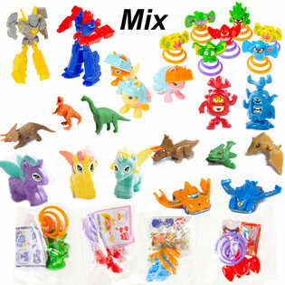 MIX DE JUGUETES PARA CÁPSULAS / TÓMBOLA (200 uds.)