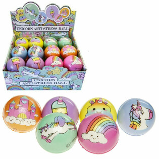 PELOTA ANTIESTRÉS - UNICORNIO (24 Uds.)