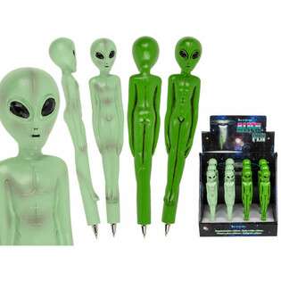 Bolígrafos Alien 3D en Expositor (12 uds.) - SÚPER BARATO