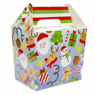 Cajas de Menú y Dulces de Navidad (12 uds.)