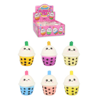 Fidget Squeeze Bubble Tea - Colores Mixtos en Display (12 ud.)